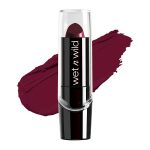 wet n wild Silk Finish Lipstick| Hydrating Lip Color| Rich Buildable Color| Dark Pink Frost